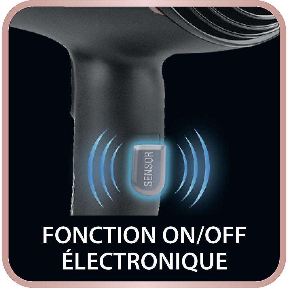 Rowenta CV7930 Infini Pro Silence Sensor Haartrockner 2.300 W Weiß/Kupfer