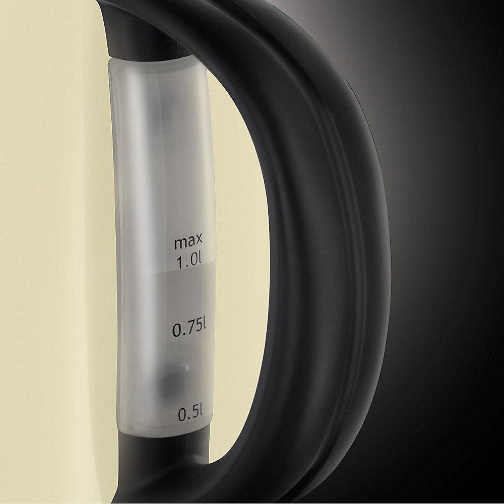 Russell Hobbs 20194-70 Colours Kompakt-Wasserkocher 1,0l Classic Cream, Russell, Hobbs, 20194-70, Colours, Kompakt-Wasserkocher, 1,0l, Classic, Cream