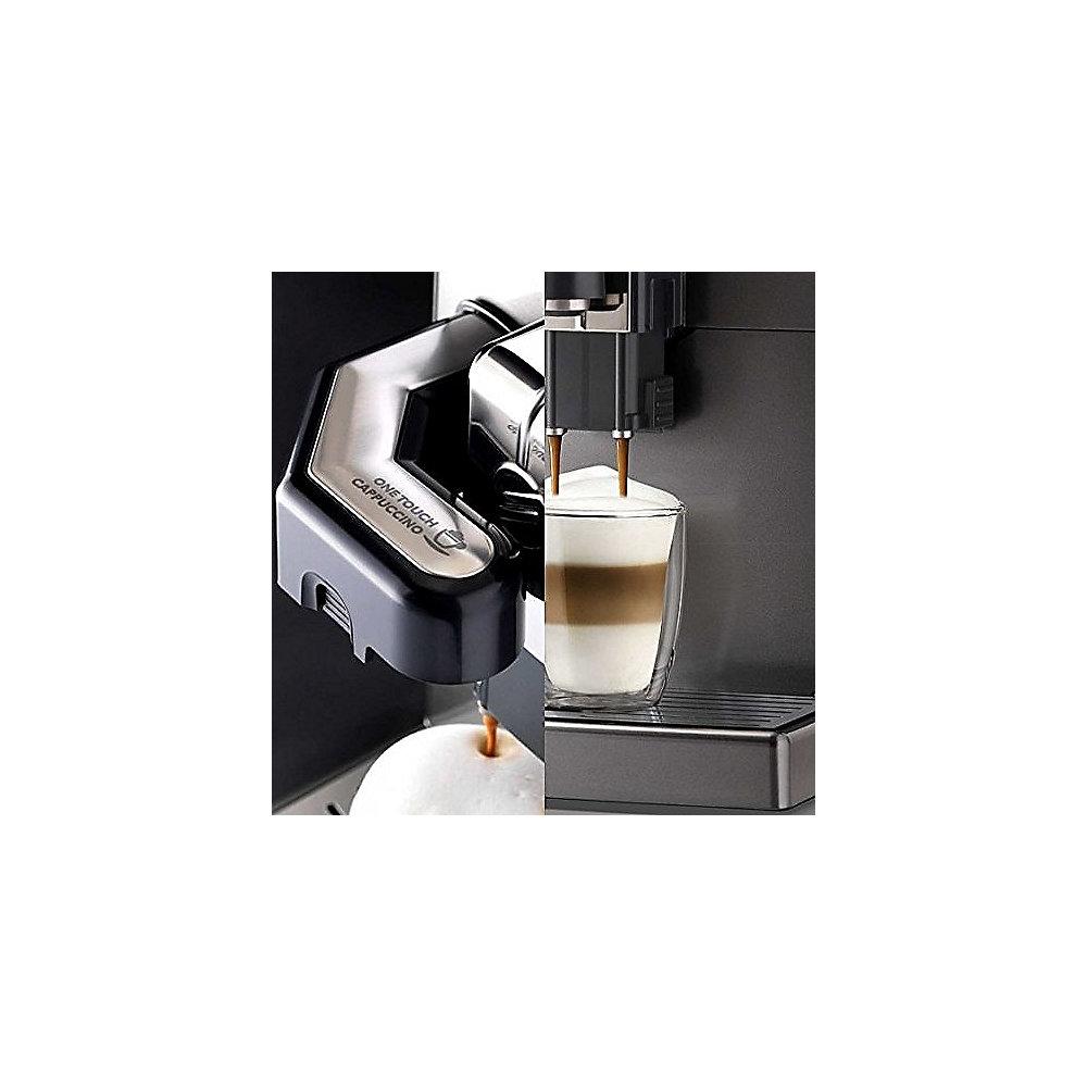 Saeco 10004768 Lirika One Touch Cappuccino Kaffeevollautomat Titan