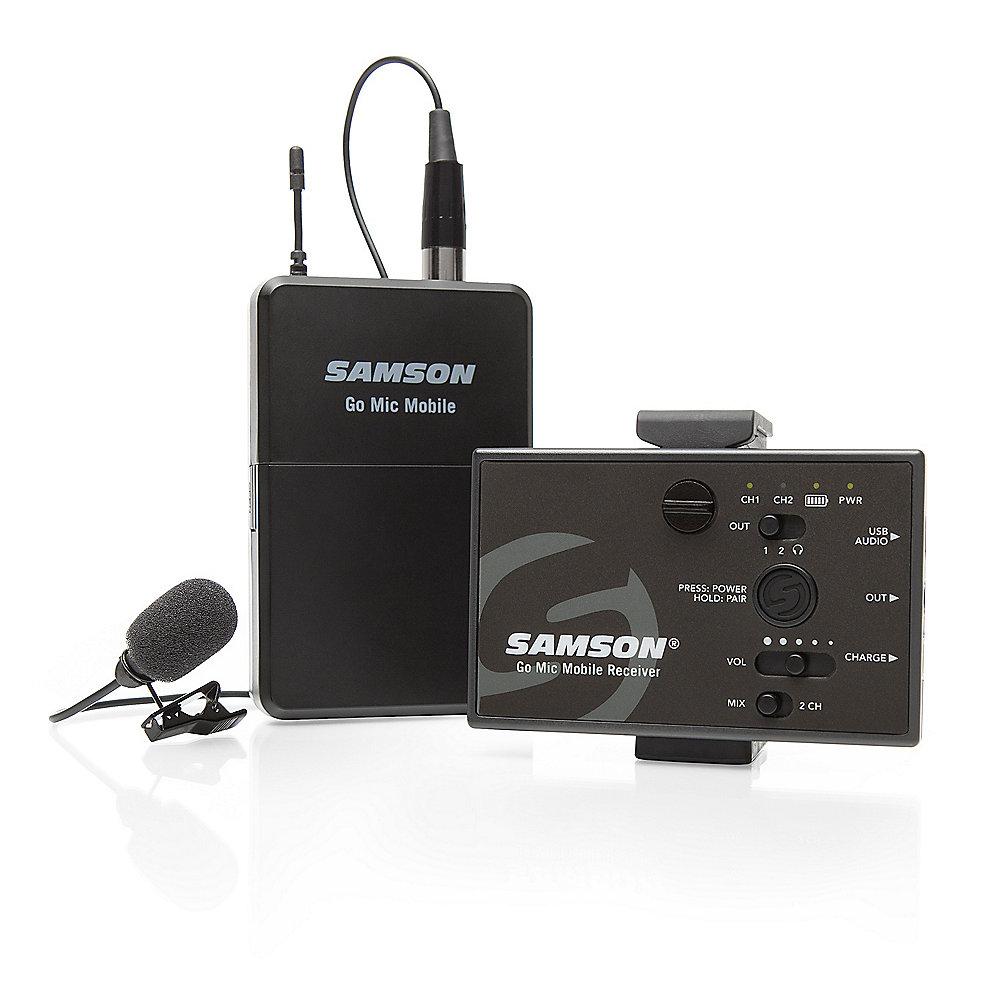 Samson GoMic Mobile Digitales Funk Mikrofon (schwarz), Samson, GoMic, Mobile, Digitales, Funk, Mikrofon, schwarz,