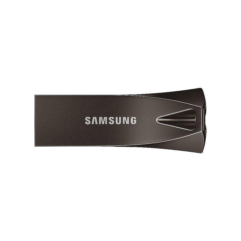 Samsung BAR Plus 128GB Flash Drive 3.1 USB Stick Metallgehäuse grau, Samsung, BAR, Plus, 128GB, Flash, Drive, 3.1, USB, Stick, Metallgehäuse, grau