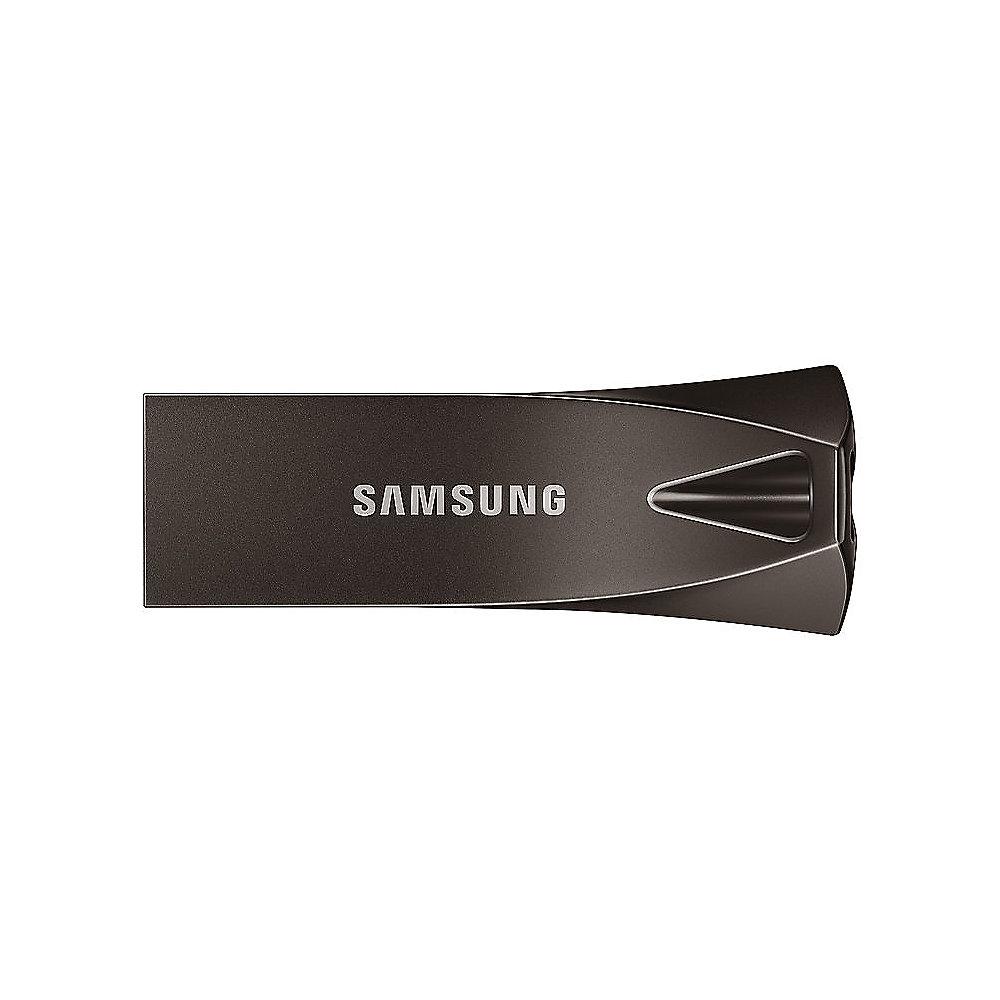Samsung BAR Plus 256GB Flash Drive 3.1 USB Stick Metallgehäuse grau