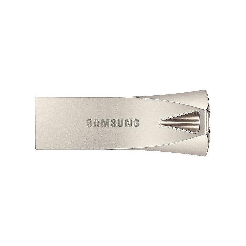 Samsung BAR Plus 64GB Flash Drive 3.1 USB Stick Metallgehäuse silber