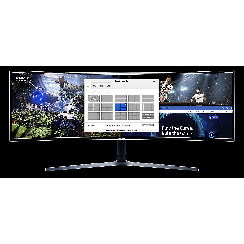 Samsung C49HG90 124,5cm(49") UWFHD curved Gaming-Monitor FreeSync 144Hz 1ms