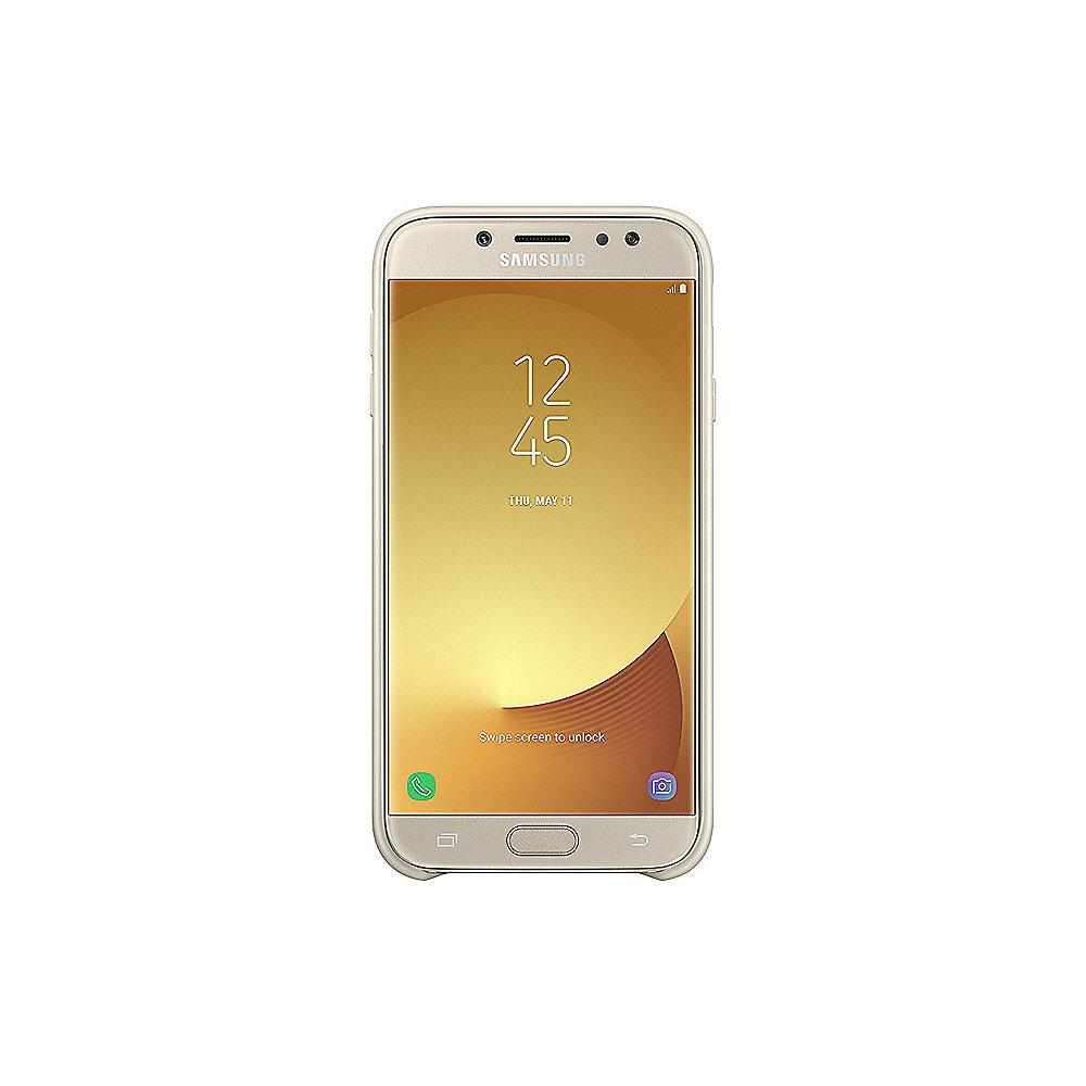 Samsung EF-PJ730 Dual Layer Cover für Galaxy J7 (2017) gold