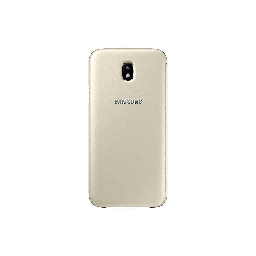 Samsung EF-WJ730 Wallet Cover für Galaxy J7 (2017) gold