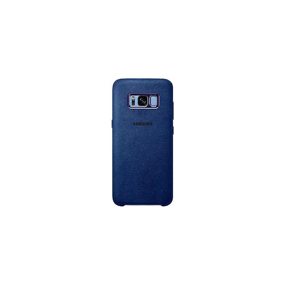 Samsung EF-XG955 Alcantara Cover für Galaxy S8  blau