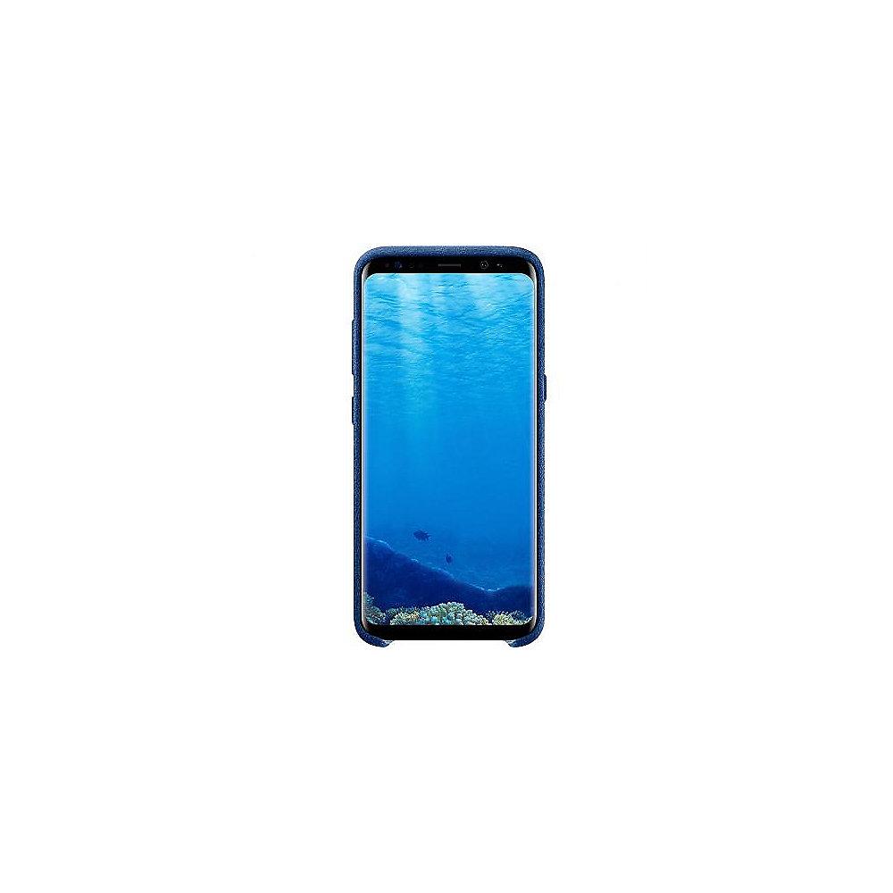 Samsung EF-XG955 Alcantara Cover für Galaxy S8  blau