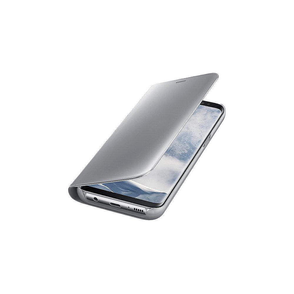 Samsung EF-ZG950 Clear View Standing Cover für Galaxy S8 silber, Samsung, EF-ZG950, Clear, View, Standing, Cover, Galaxy, S8, silber