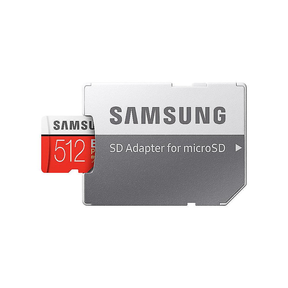 Samsung Evo Plus 512 GB microSDXC Speicherkarte (100 MB/s, Class 10, UHS-I, U3)