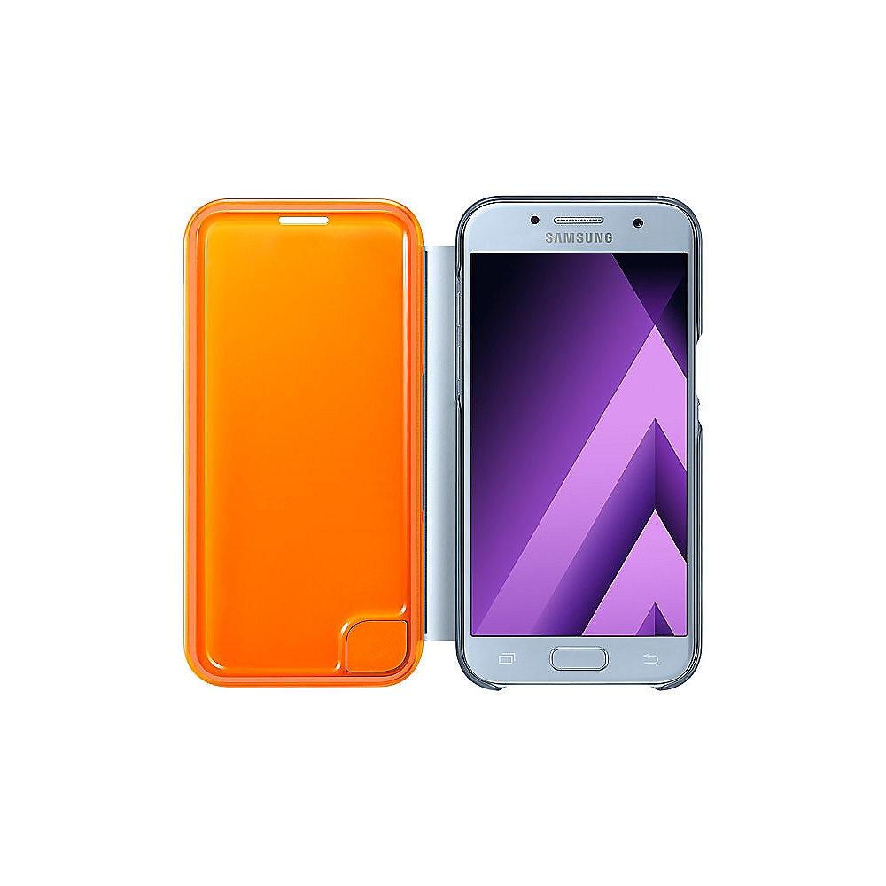 Samsung Neon Flip Cover EF-FA320 für Galaxy A3 (2017), Blau