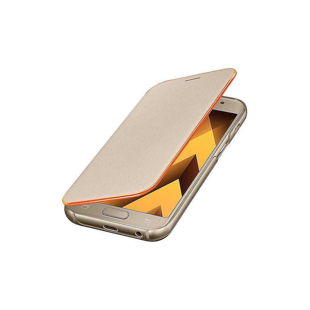 Samsung Neon Flip Cover EF-FA320 für Galaxy A3 (2017), Gold
