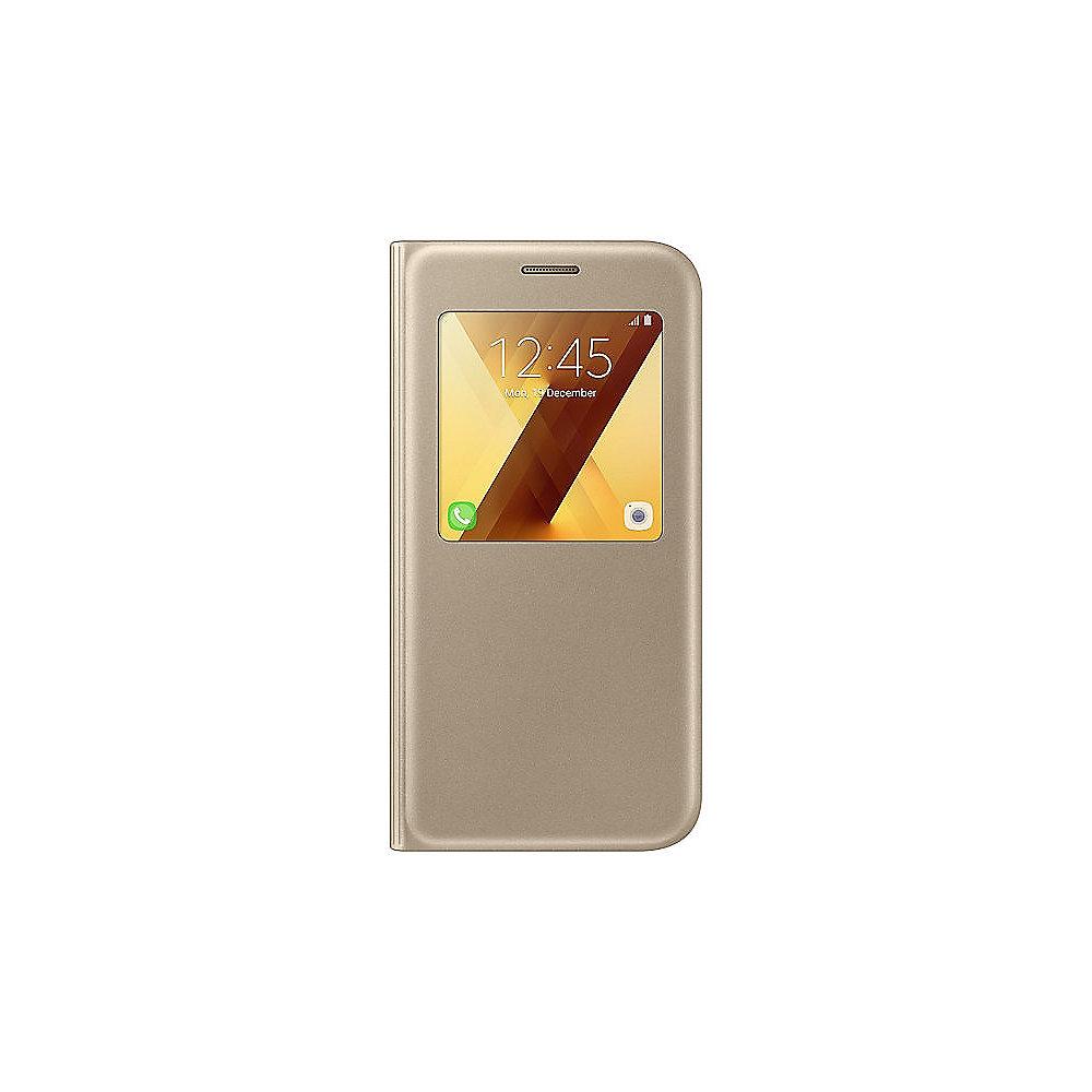 Samsung S-View Cover EF-CA520 für Galaxy A5 (2017), Gold