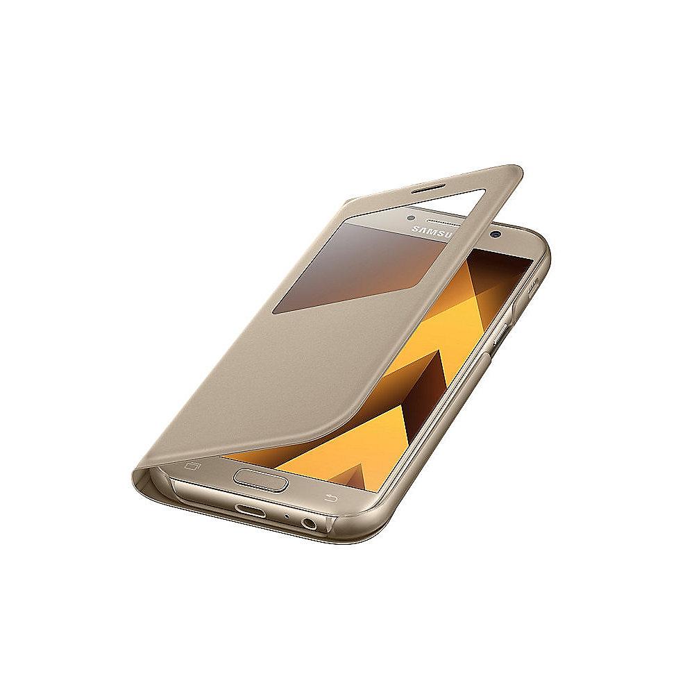 Samsung S-View Cover EF-CA520 für Galaxy A5 (2017), Gold