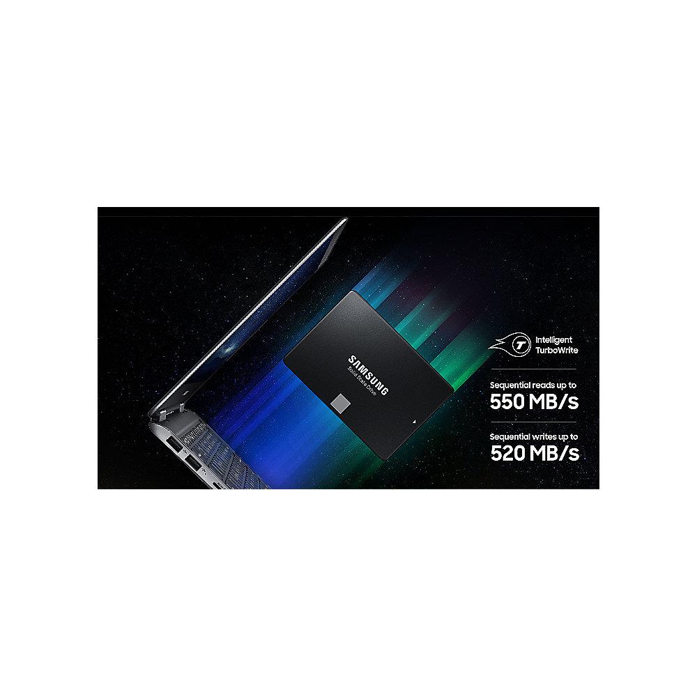Samsung SSD 860 EVO Series 4TB 2.5zoll MLC V-NAND SATA600, Samsung, SSD, 860, EVO, Series, 4TB, 2.5zoll, MLC, V-NAND, SATA600