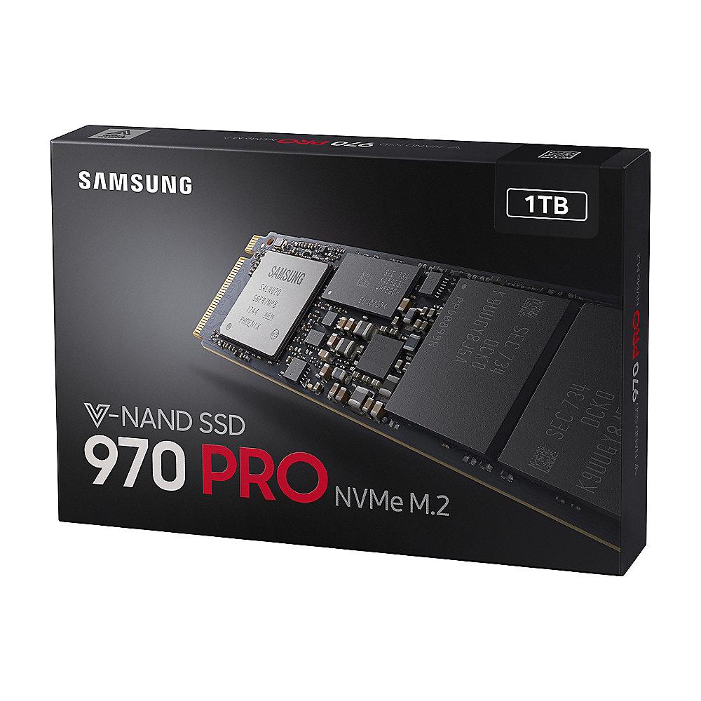 Samsung SSD 970 PRO Series NVMe 1TB V-NAND MLC - M.2 2280, Samsung, SSD, 970, PRO, Series, NVMe, 1TB, V-NAND, MLC, M.2, 2280