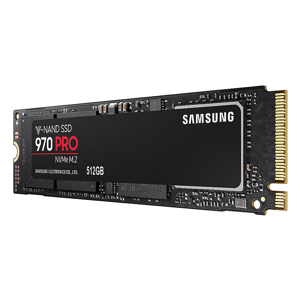 Samsung SSD 970 PRO Series NVMe 512GB V-NAND MLC - M.2 2280, Samsung, SSD, 970, PRO, Series, NVMe, 512GB, V-NAND, MLC, M.2, 2280