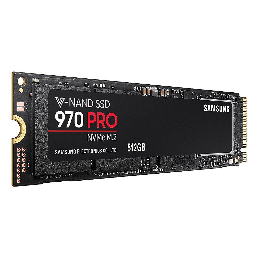 Samsung SSD 970 PRO Series NVMe 512GB V-NAND MLC - M.2 2280, Samsung, SSD, 970, PRO, Series, NVMe, 512GB, V-NAND, MLC, M.2, 2280