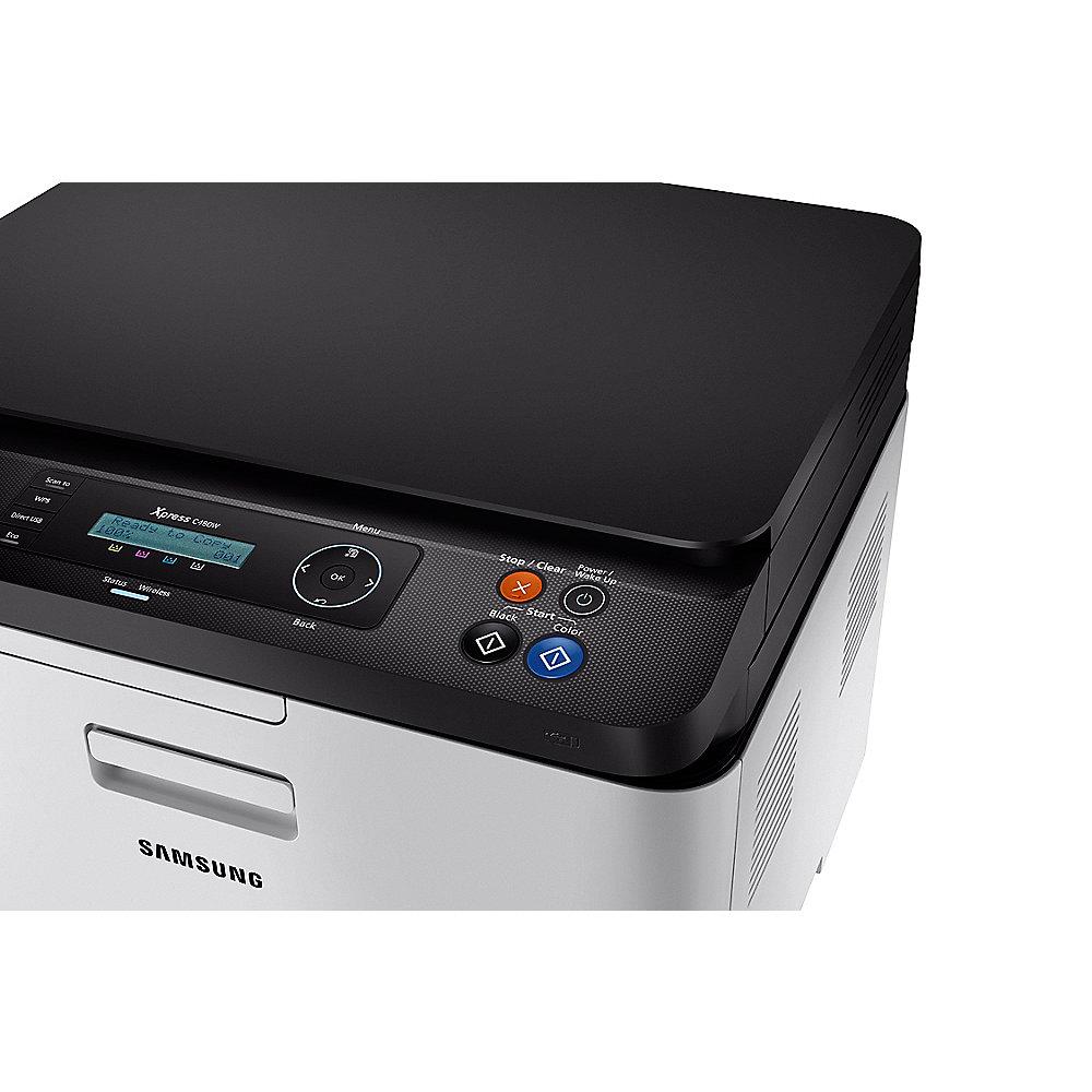 Samsung Xpress C480W Farblaserdrucker Scanner Kopierer WLAN NFC, Samsung, Xpress, C480W, Farblaserdrucker, Scanner, Kopierer, WLAN, NFC