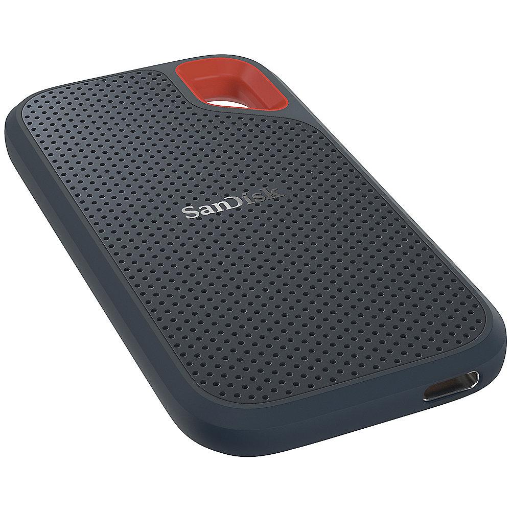 SanDisk Extreme Portable SSD 1TB - USB-C 3.1 Gen2 IP55 wasserresistent, SanDisk, Extreme, Portable, SSD, 1TB, USB-C, 3.1, Gen2, IP55, wasserresistent