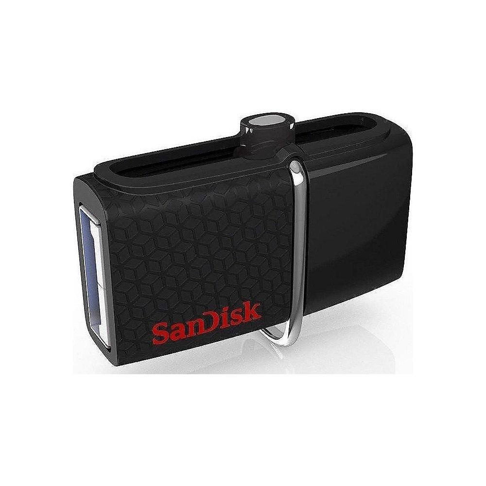 SanDisk Ultra Android Dual 16GB USB 3.0 Type-A/USB Laufwerk schwarz