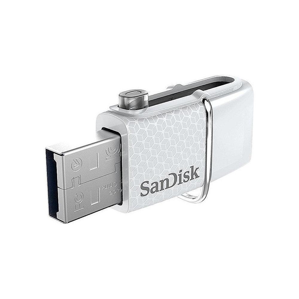 SanDisk Ultra Android Dual 32GB USB 3.0 Type-A/USB Laufwerk weiß