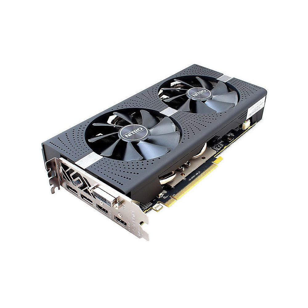 Sapphire AMD Radeon RX 580 Nitro  OC 4GB Grafikkarte 2xHDMI/2xDP/DVI-D