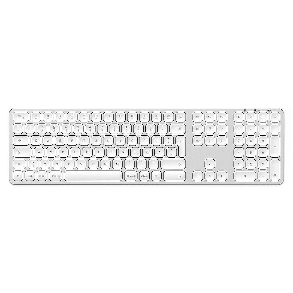 Satechi Aluminium Full Bluetooth Tastatur kabellos für Mac silber, Satechi, Aluminium, Full, Bluetooth, Tastatur, kabellos, Mac, silber