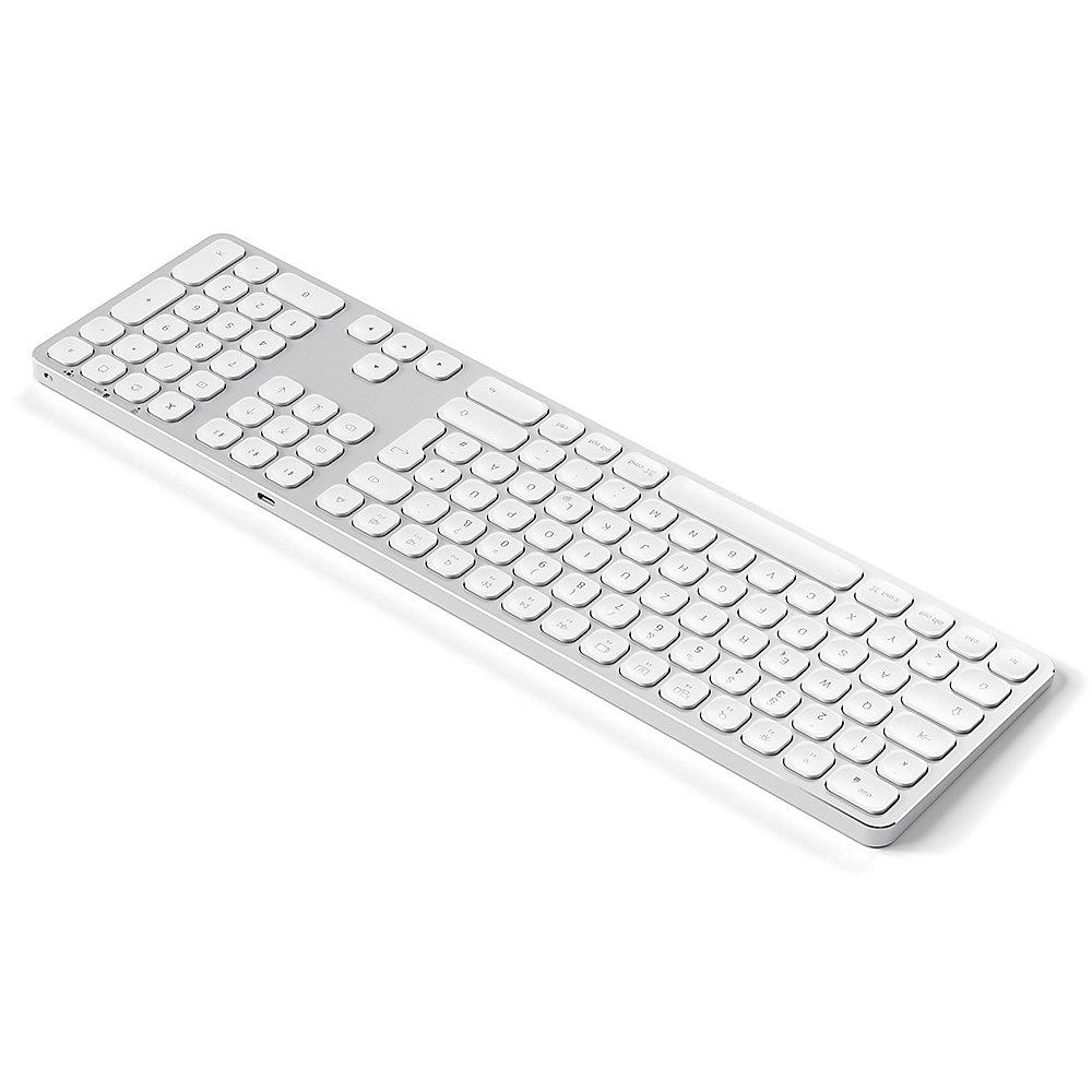 Satechi Aluminium Full Bluetooth Tastatur kabellos für Mac silber