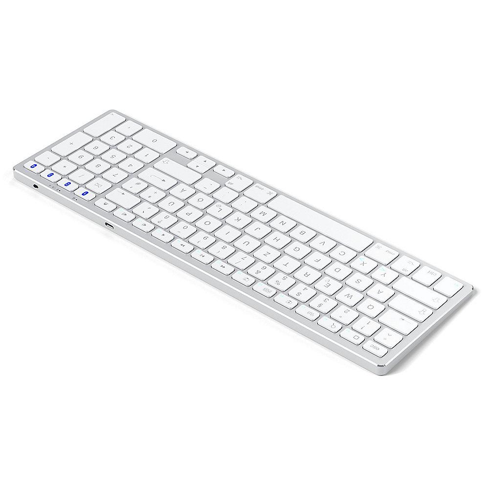 Satechi Aluminium Slim Bluetooth Tastatur kabellos für Mac silber, Satechi, Aluminium, Slim, Bluetooth, Tastatur, kabellos, Mac, silber