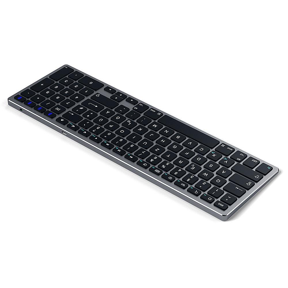 Satechi Aluminium Slim Bluetooth Tastatur kabellos für Mac space grey