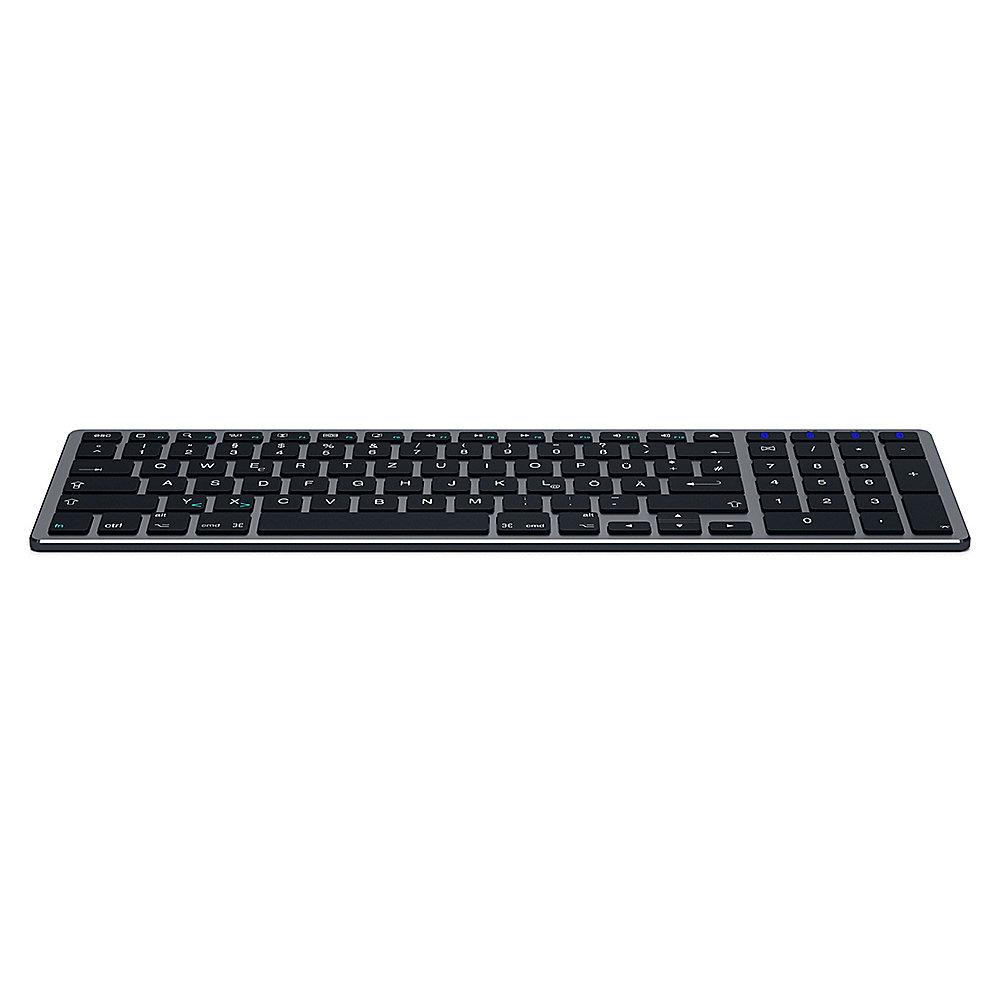 Satechi Aluminium Slim Bluetooth Tastatur kabellos für Mac space grey