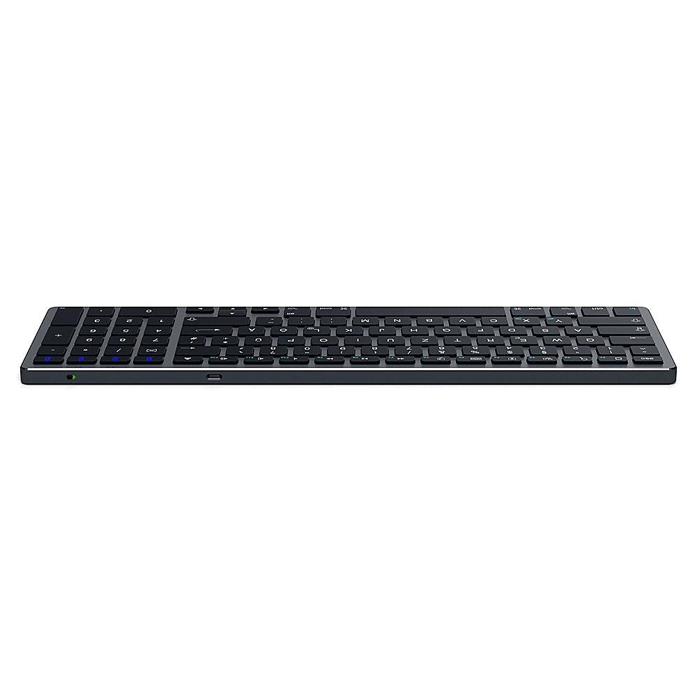 Satechi Aluminium Slim Bluetooth Tastatur kabellos für Mac space grey