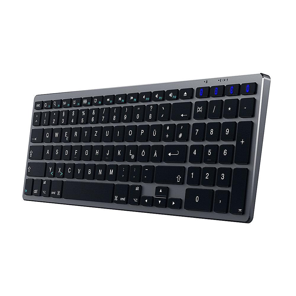 Satechi Aluminium Slim Bluetooth Tastatur kabellos für Mac space grey