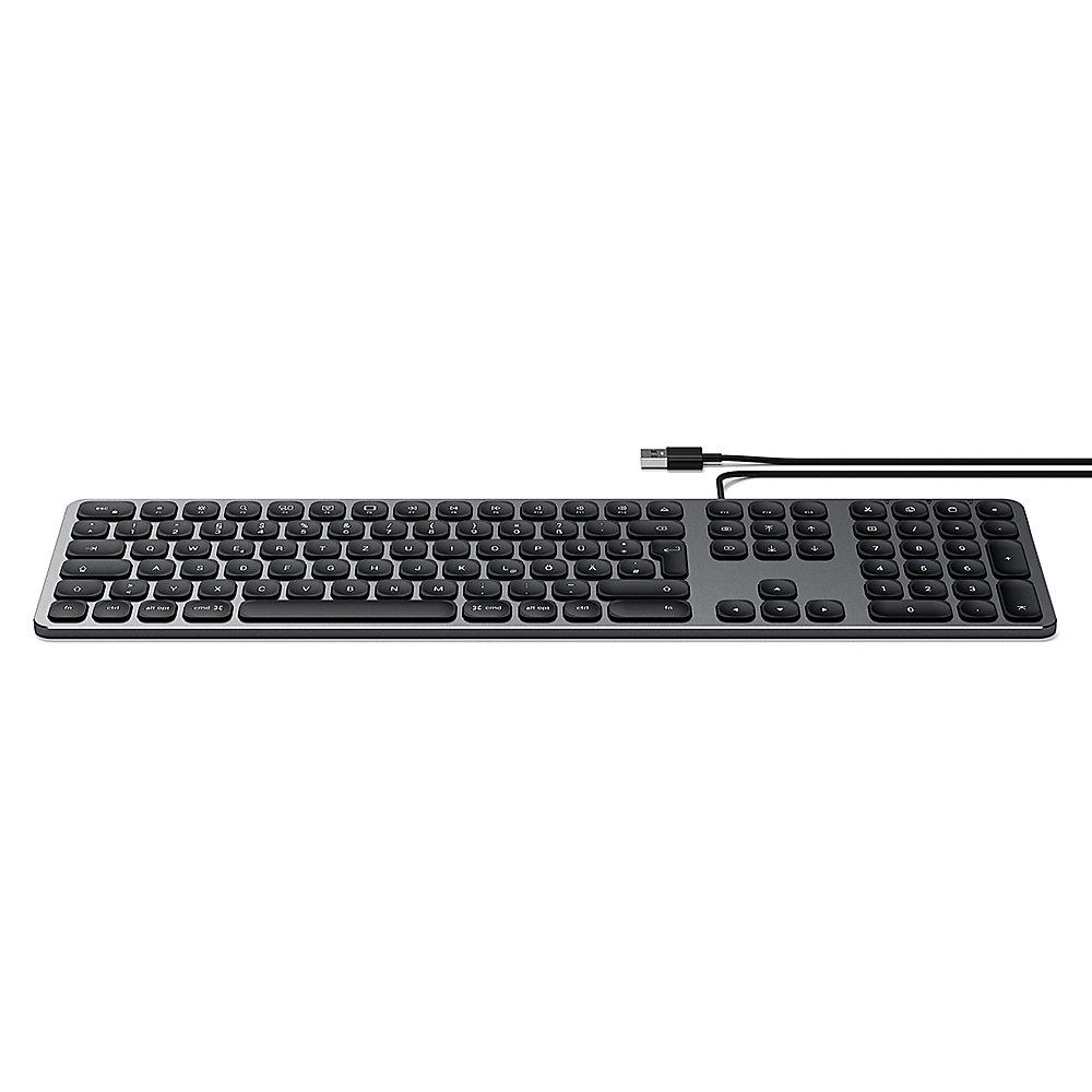 Satechi Aluminium Tastatur kabelgebunden für Mac space grey