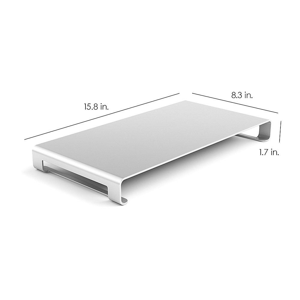 Satechi Slim Aluminum Monitor Stand Silber