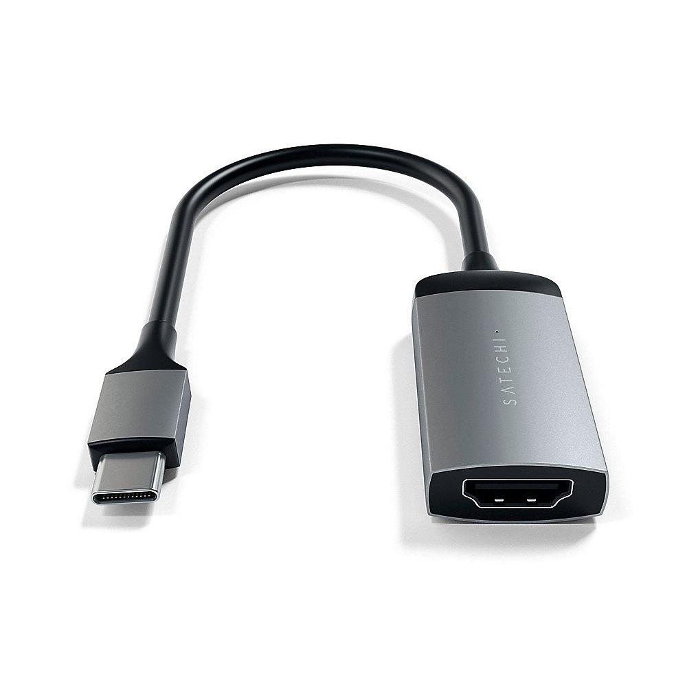 Satechi USB-C auf 4K HDMI Adapter Space Gray, Satechi, USB-C, 4K, HDMI, Adapter, Space, Gray