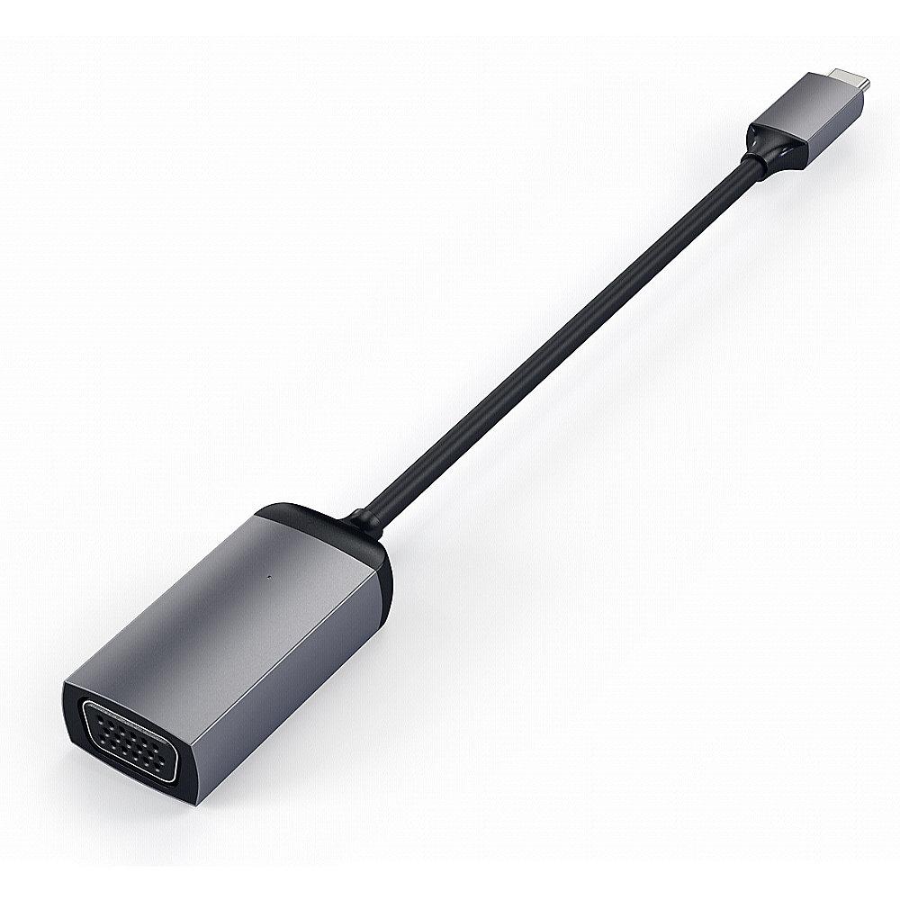 Satechi USB-C auf VGA Adapter Space Gray, Satechi, USB-C, VGA, Adapter, Space, Gray