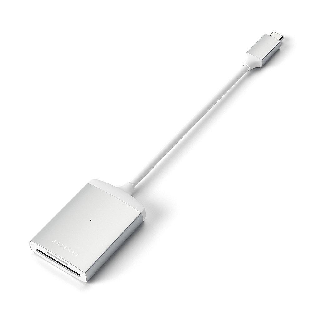 Satechi USB-C UHS-II Micro/SD Card Reader Silber, Satechi, USB-C, UHS-II, Micro/SD, Card, Reader, Silber