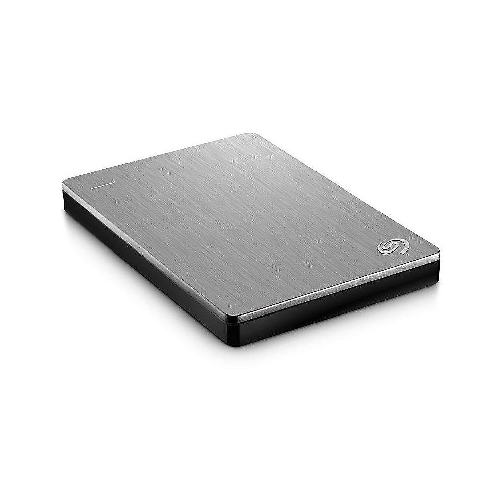 Seagate Backup Plus Portable Slim USB3.0 - 2TB 2.5Zoll silber, Seagate, Backup, Plus, Portable, Slim, USB3.0, 2TB, 2.5Zoll, silber