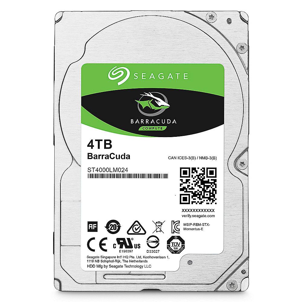 Seagate BarraCuda HDD ST4000DM004 - 4TB 64 MB Cache 3.5zoll SATA600