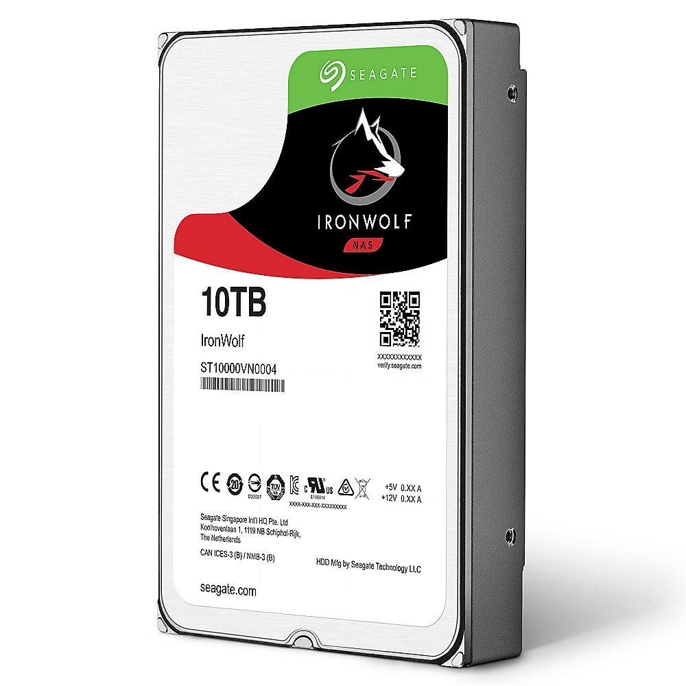 Seagate IronWolf NAS HDD ST10000VN0004 - 10TB 7200rpm 256MB 3.5zoll SATA600