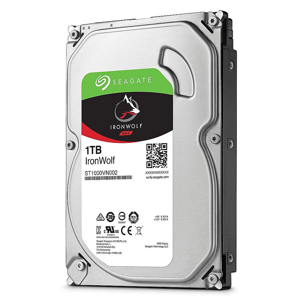 Seagate IronWolf NAS HDD ST1000VN002 - 1TB 3.5zoll SATA600   2 Jahre Rescue, Seagate, IronWolf, NAS, HDD, ST1000VN002, 1TB, 3.5zoll, SATA600, , 2, Jahre, Rescue