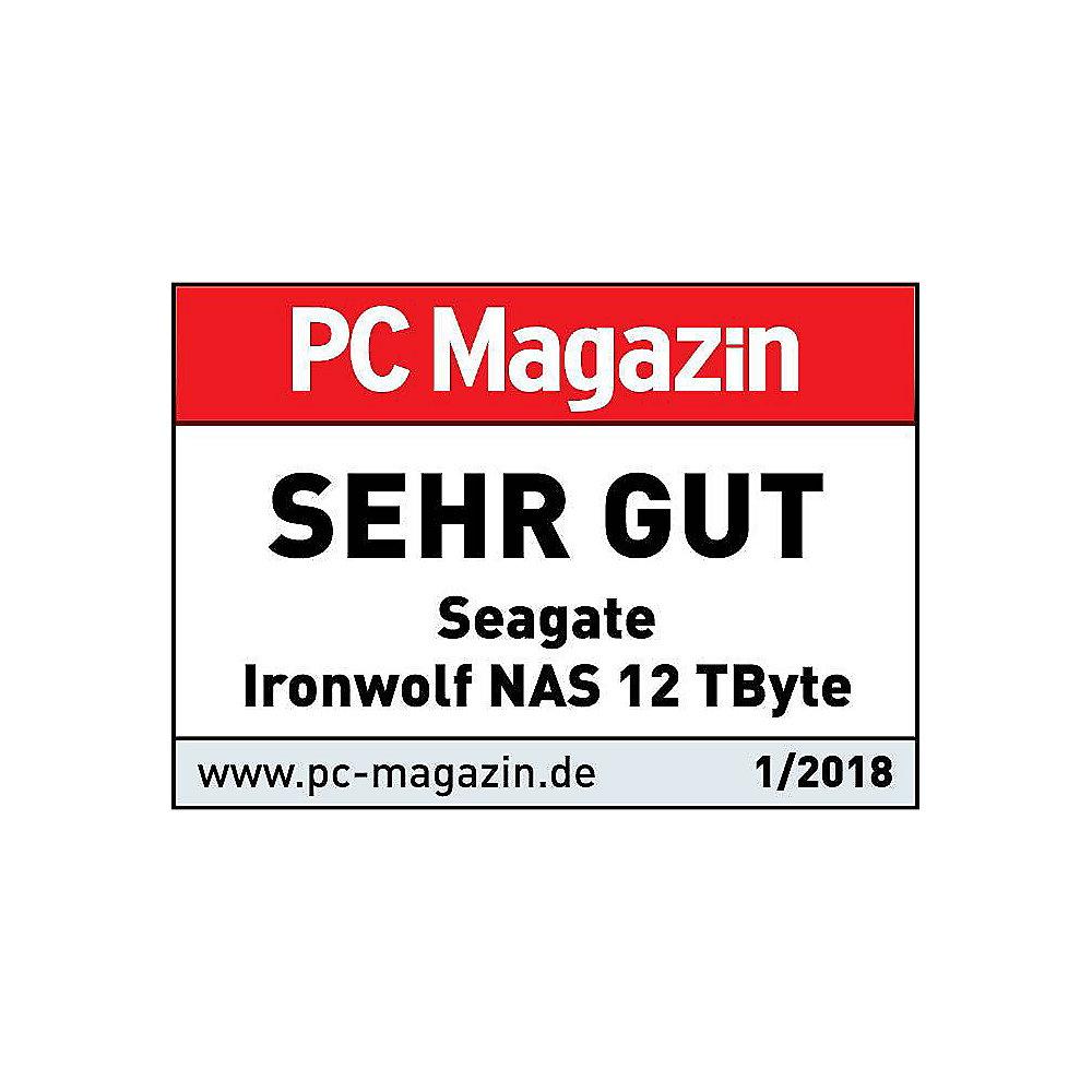 Seagate IronWolf NAS HDD ST12000VN0008 - 12TB 7200rpm 256MB 3.5zoll SATA600, Seagate, IronWolf, NAS, HDD, ST12000VN0008, 12TB, 7200rpm, 256MB, 3.5zoll, SATA600