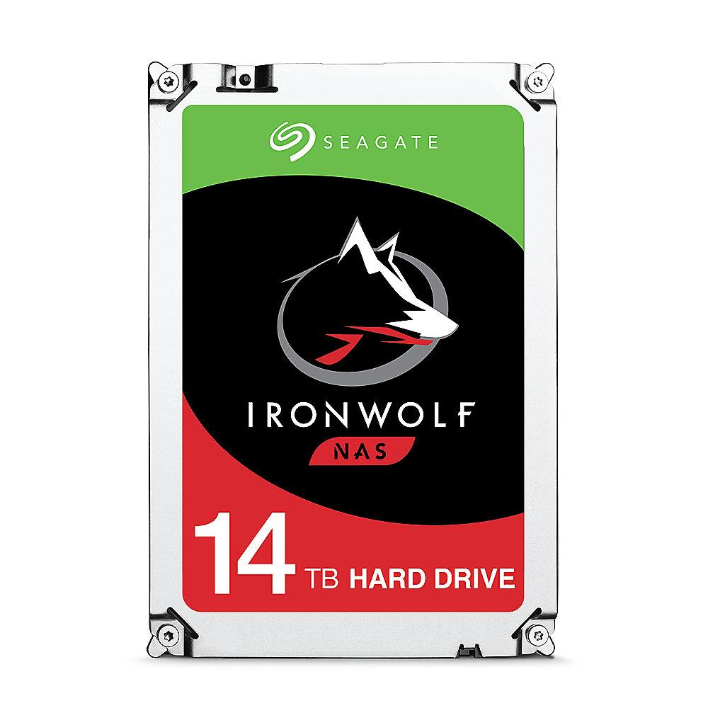 Seagate IronWolf NAS HDD ST14000VN0008 - 14TB 3.5zoll SATA600   2 Jahre Rescue