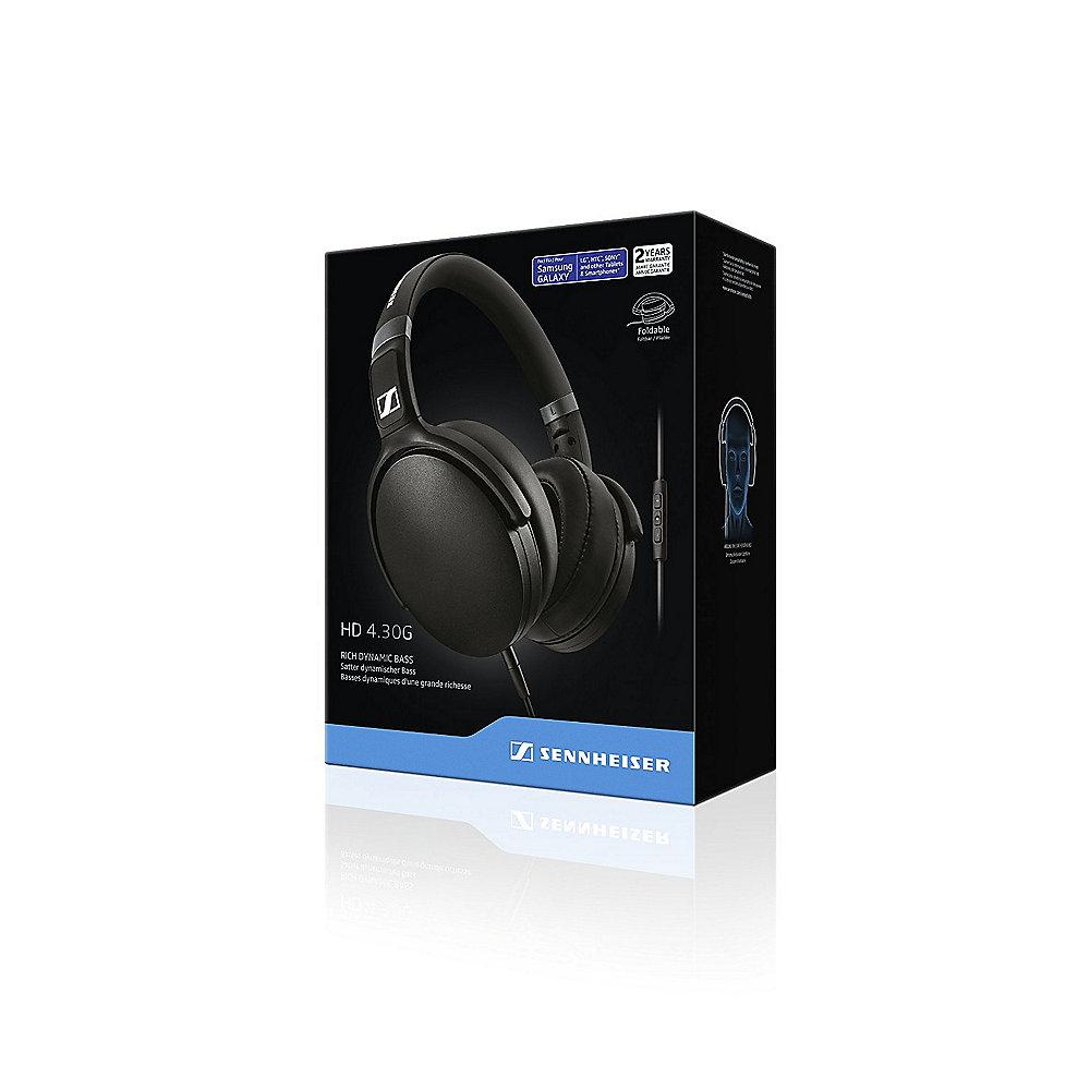 Sennheiser HD 4.30G Over-Ear-Kopfhörer ohrumschließend für Android schwarz, Sennheiser, HD, 4.30G, Over-Ear-Kopfhörer, ohrumschließend, Android, schwarz