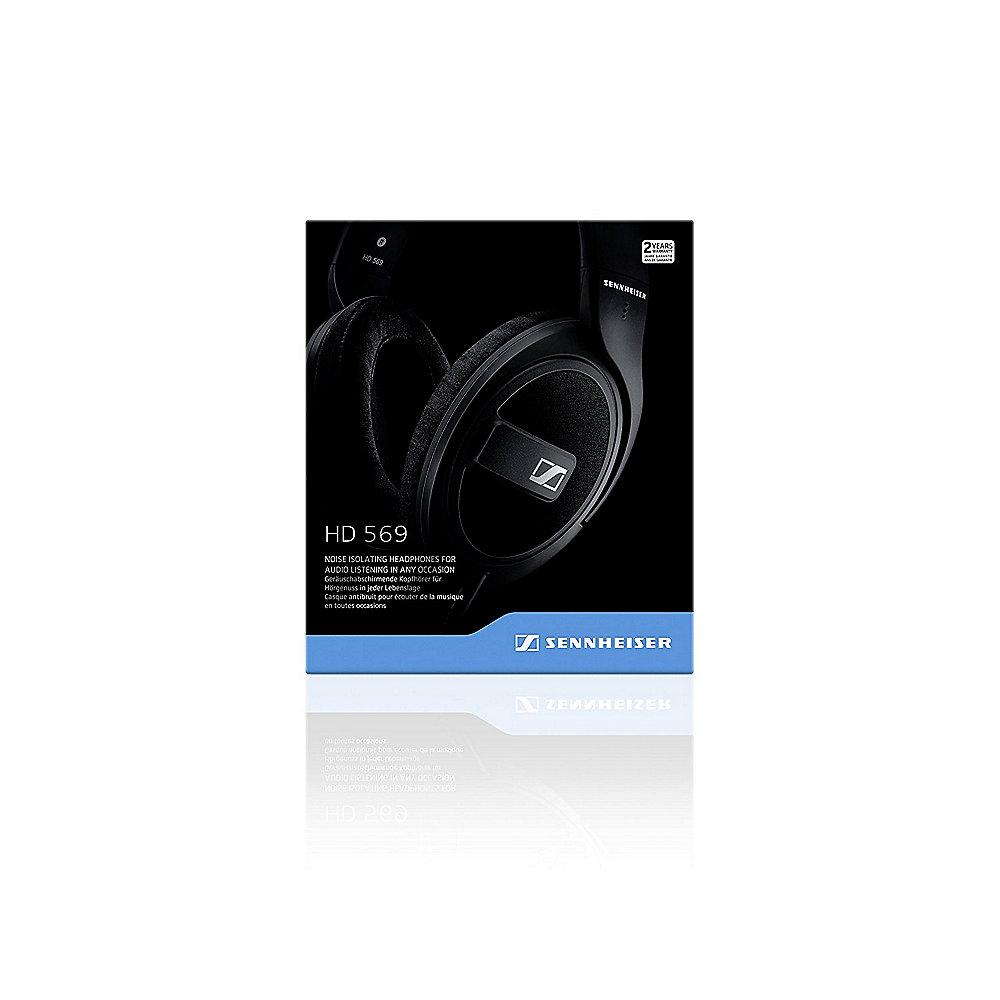Sennheiser HD 569 ohrumschließender Premium Kopfhörer, Sennheiser, HD, 569, ohrumschließender, Premium, Kopfhörer