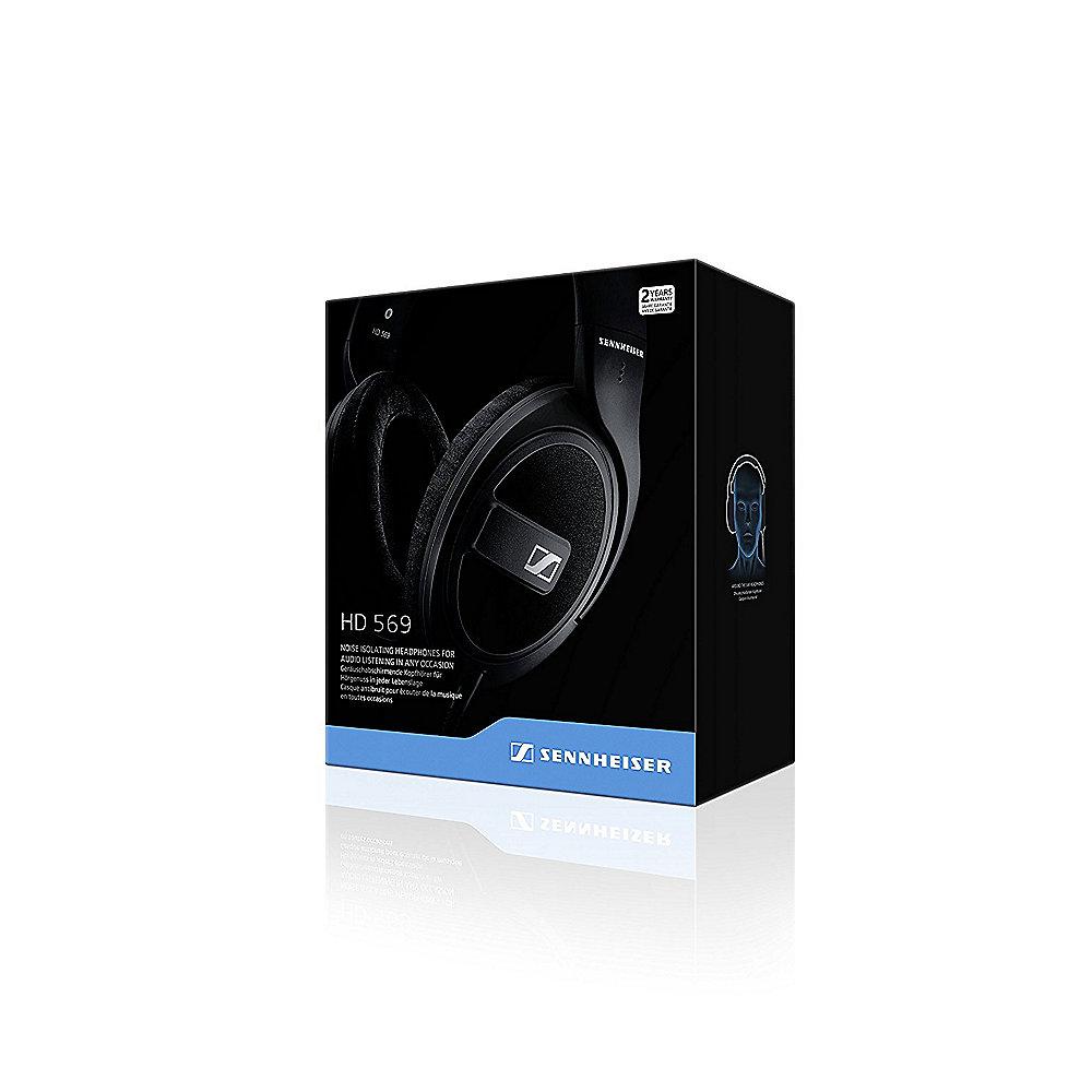 Sennheiser HD 569 ohrumschließender Premium Kopfhörer, Sennheiser, HD, 569, ohrumschließender, Premium, Kopfhörer