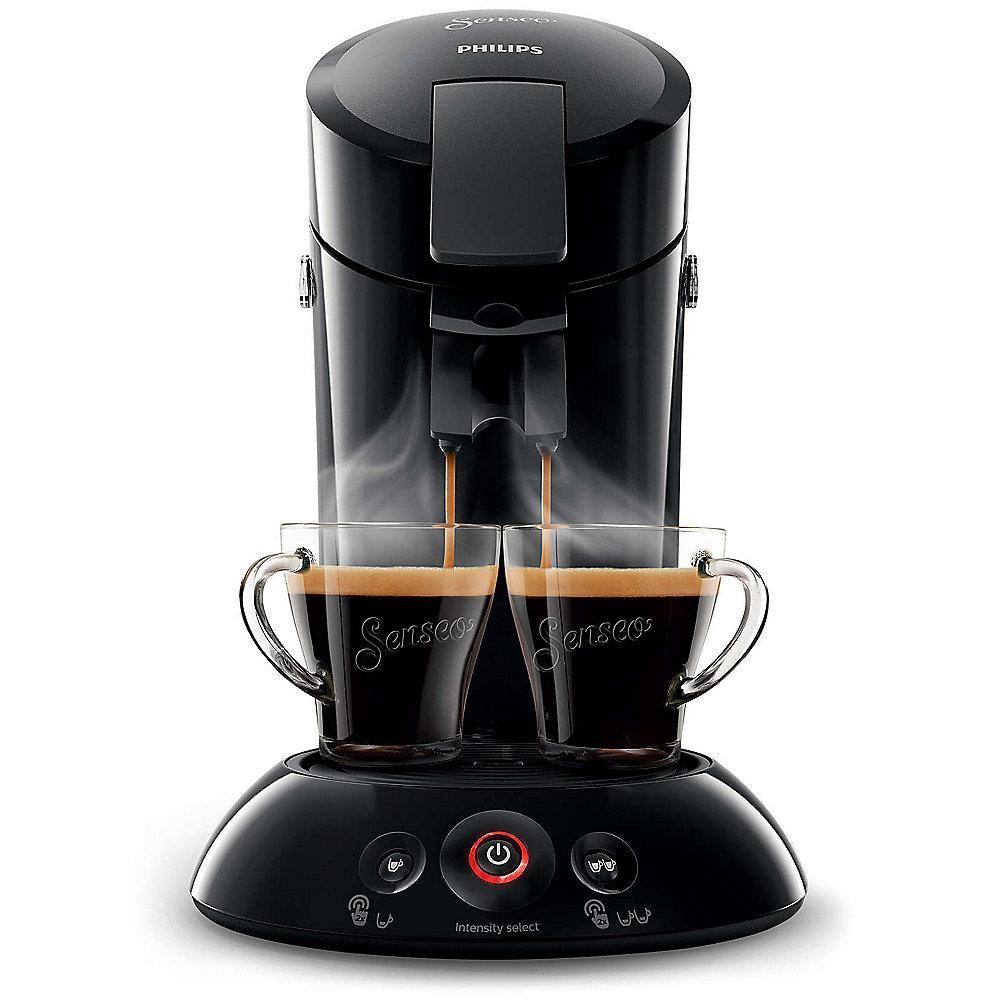 Senseo Original HD6554/66 Padmaschine mit Kaffee-Boost schwarz   2 Gläser