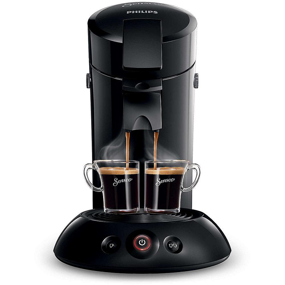 Senseo Original HD6554/66 Padmaschine mit Kaffee-Boost schwarz   2 Gläser